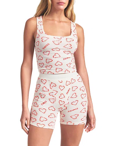 Skims Cotton Rib Tank, 3 Pack In Neutral