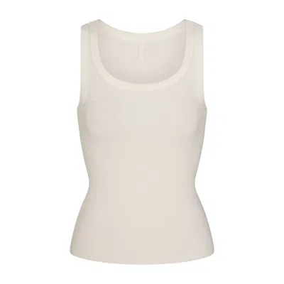 Skims Cotton Rib In White