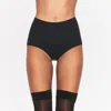 Skims Cotton Shapewear In Black