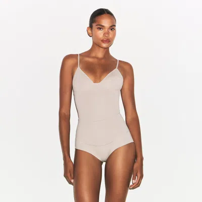 Skims Cotton Shapewear In Neutral