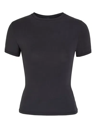 Skims Set Of Two Stretch-cotton Jersey T-shirts In Black