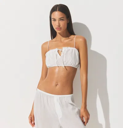 Skims Cotton Voile In White