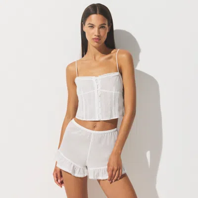 Skims Cotton Voile In White