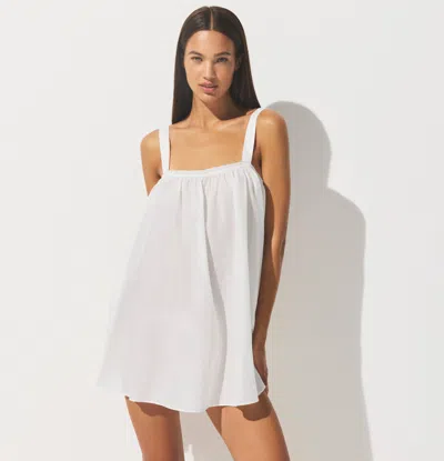 Skims Cotton Voile In White