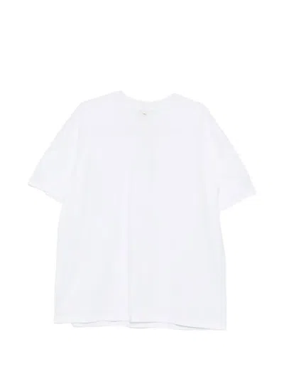 Skims Crew-neck T-shirt In White