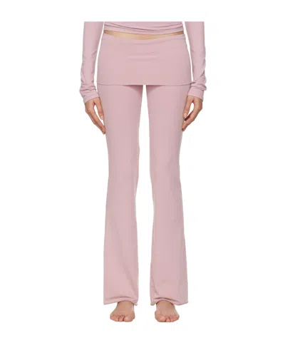 Skims Cuffed Casual Pants In Pink