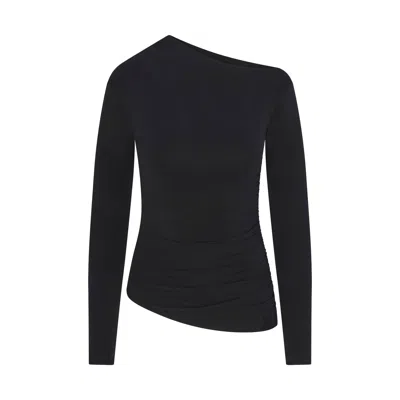 Skims Cupro Jersey In Black