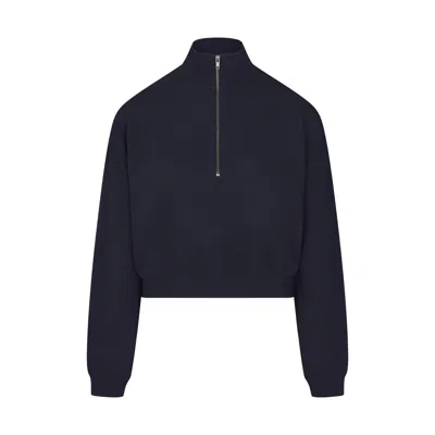 Skims Drapey French Terry In Blue