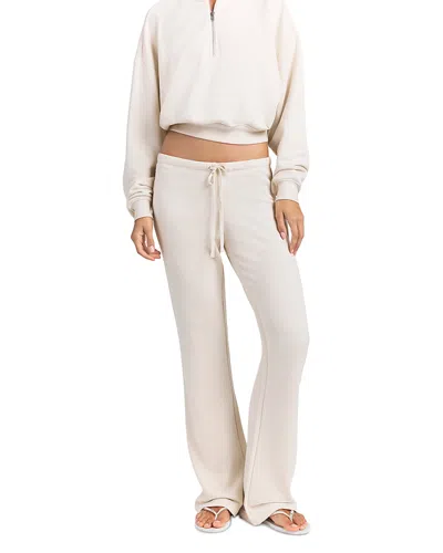 Skims Drapey French Terry Straight Leg Pants In Neutral