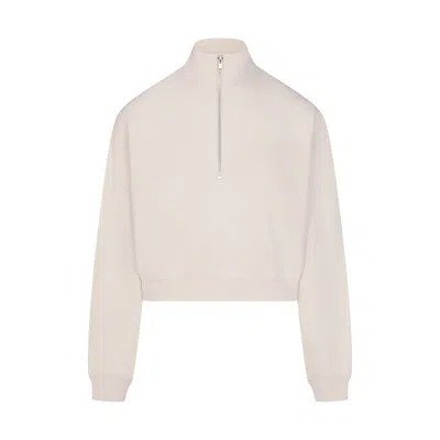 Skims Drapey French Terry In White