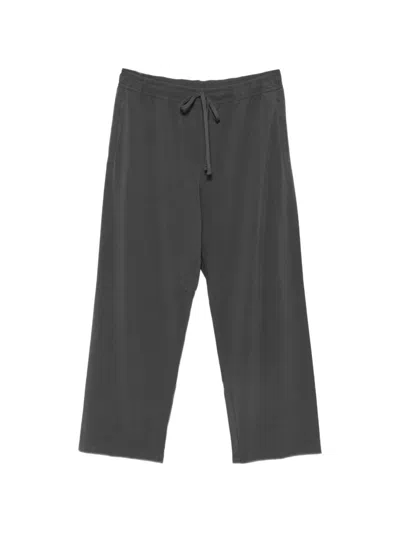 Skims Drawstring-waist Wide-leg Trousers In Gray