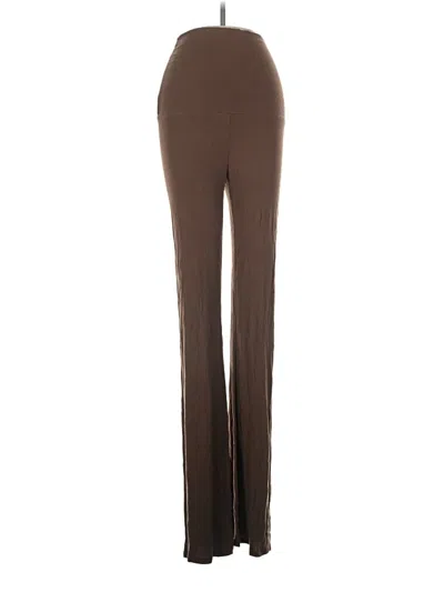 Pre-owned Skims Dress Pants In Brown