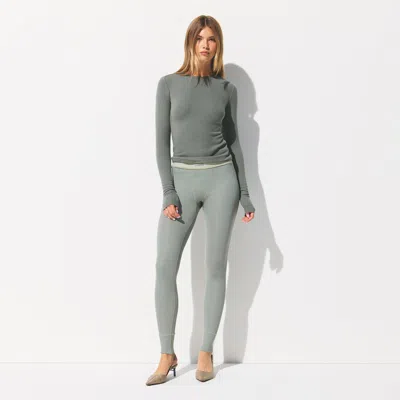 Skims Drop Needle Pointelle In Gray