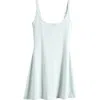 Skims Drop Needle Pointelle Nightgown In Frost