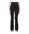 Skims Elastic Waist Casual Pants In Black