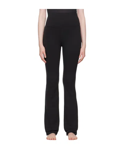 Skims Elastic Waist Casual Pants In Black