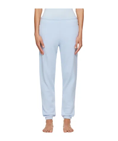 Skims Elastic Waist Casual Pants In Blue