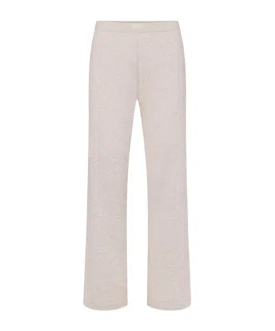 Skims Elastic Waist Casual Pants In White