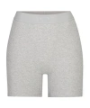 Skims Boyfriend Boxer Shorts In Gray