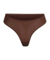 Skims Fits Everybody Cheeky Thong In Brown