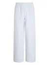 Skims Embossed Logo Trousers In Gray