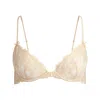 Skims Embroidered Lingerie In Gold