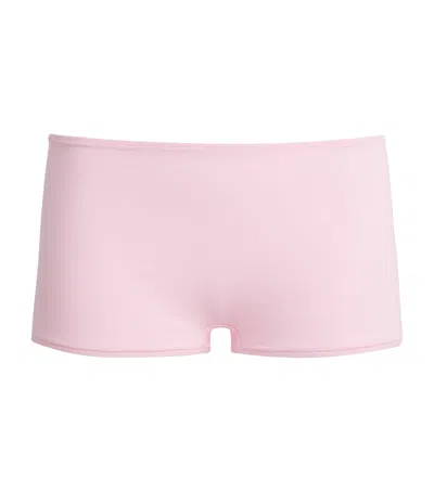 Skims Everyday Boyshort Briefs In Pink