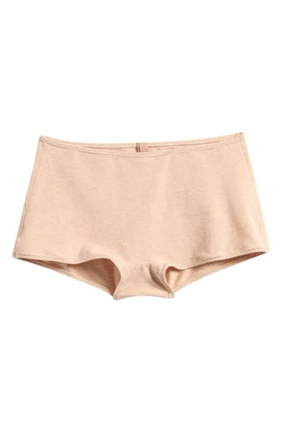 Skims Everyday Cotton Boyshorts In Nude