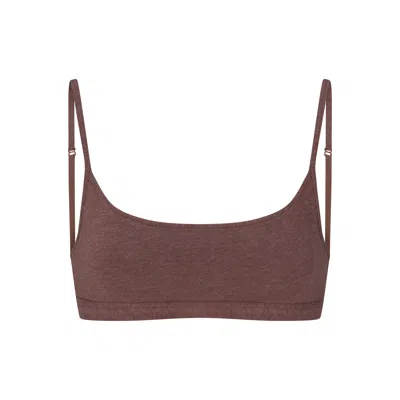 Skims Everyday Cotton In Cocoa Heather