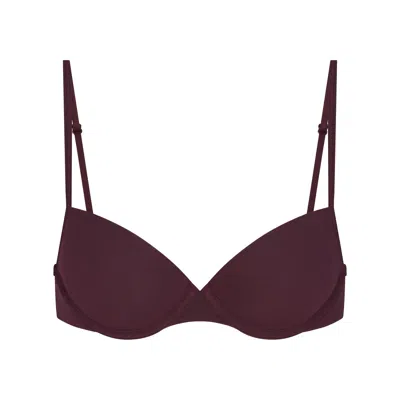 Skims Everyday Cotton In Burgundy