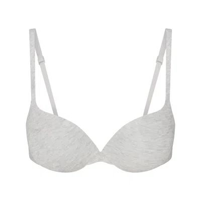 Skims Everyday Cotton In Light Heather Grey