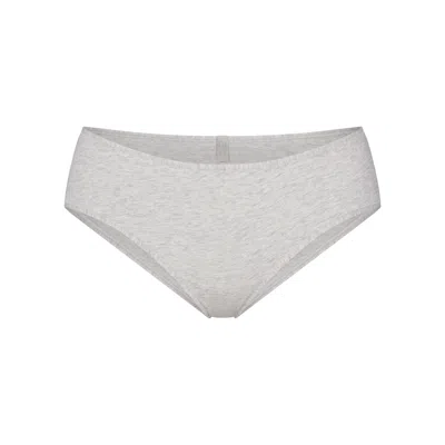 Skims Everyday Cotton In Light Heather Grey