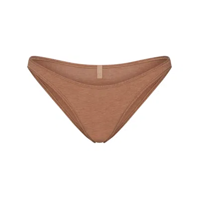 Skims Everyday Cotton In Sienna Heather