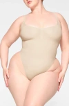 Skims Everyday Sculpt Bodysuit In Sand