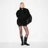 Skims Faux Fur In Black
