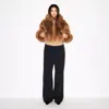 Skims Faux Fur In Brown