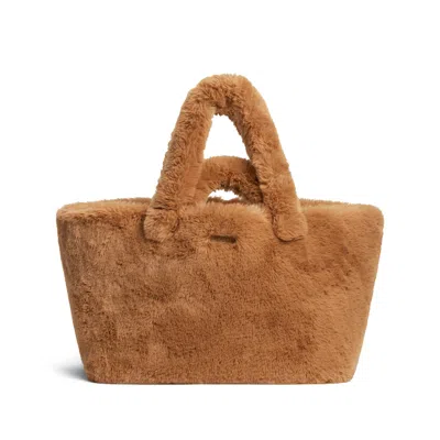 Skims Faux Fur In Camel