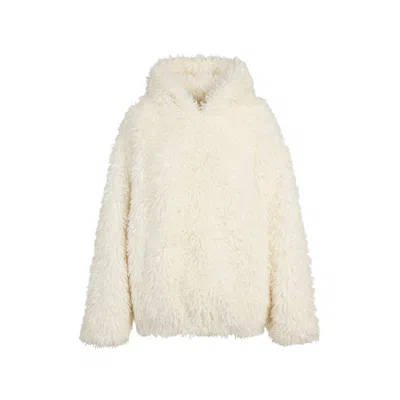 Skims Faux Fur In Egret
