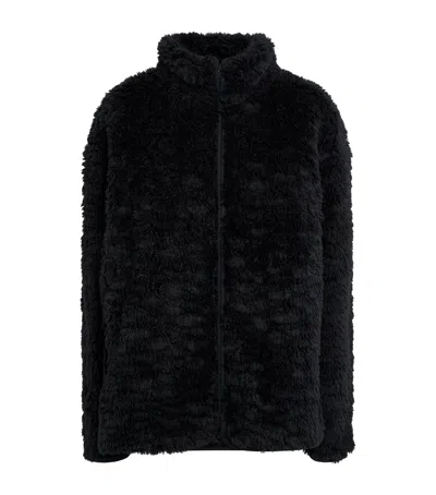 SKIMS FAUX FUR ZIP-UP JACKET