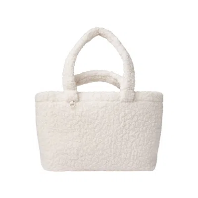 Skims Faux Shearling In White