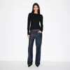 Skims Featherweight Cashmere In Black