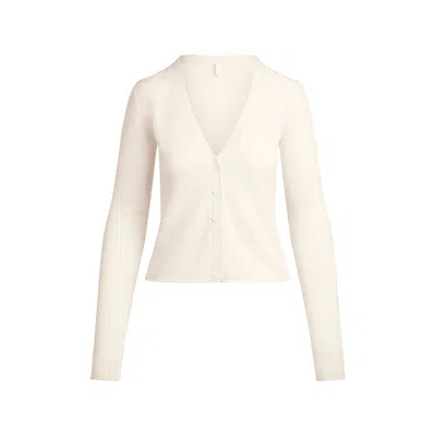 Skims Featherweight Cashmere In Egret