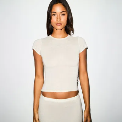 Skims Featherweight Cashmere In White