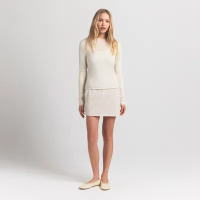 Skims Featherweight Cashmere In White