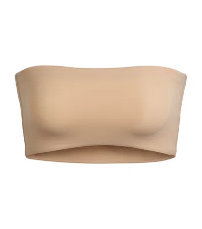 Skims Fits Everybody Bandeau Bra In Brown
