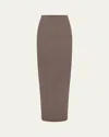 Skims Fits Everybody Bodycon Maxi Skirt In Amethyst