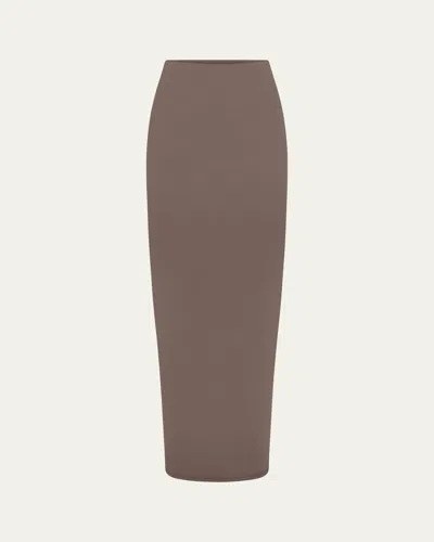Skims Fits Everybody Bodycon Maxi Skirt In Amethyst