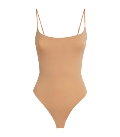 Skims Fits Everybody Bodysuit In Nude