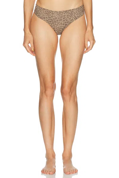 Skims Fits Everybody Cheeky Brief In Desert Leopard Ink Print