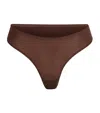 Skims Fits Everybody Cheeky Thong In Brown